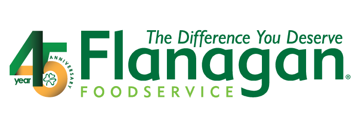 45th anniversary logo Flanagan Foodservice