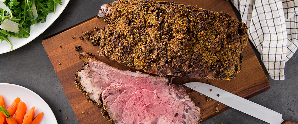 Carve Premium Ontario Beef Pistachio-Crusted Prime Rib Roast