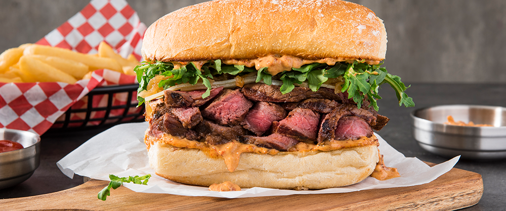 Carve Premium Ontario Beef Balsamic Steak Sandwich