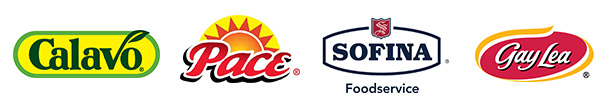 Calavo Logo, Pace logo, Sofina logo, Gaylea logo