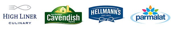 High Liner, Cavendish, Hellmann's and Parmalat logo