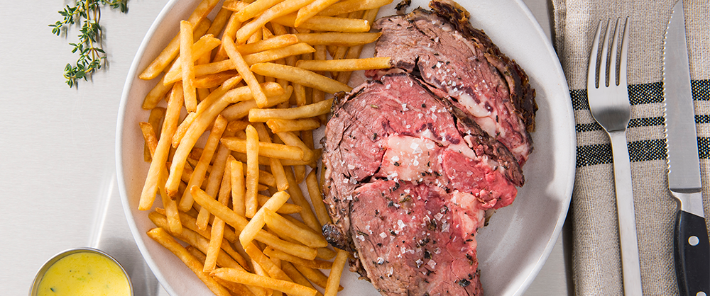 Carve Premium Ontario Beef Prime Rib Frites Carve Premium Ontario Beef Prime Rib Frites