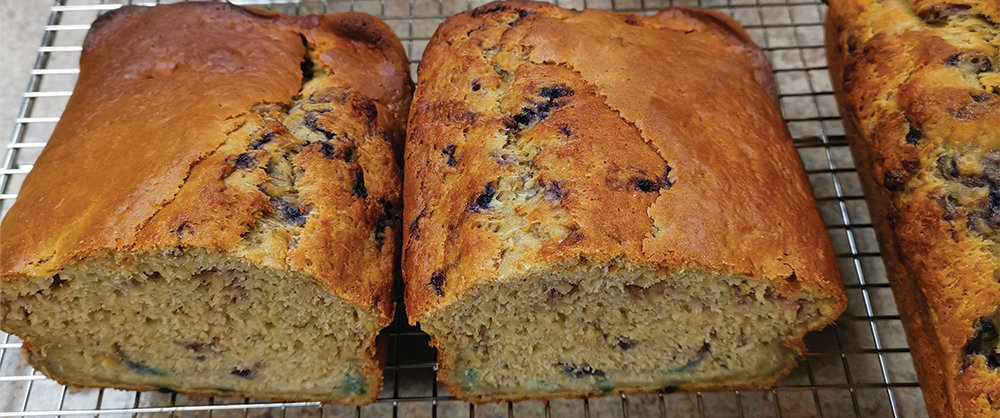 Banana Blueberry Loaf