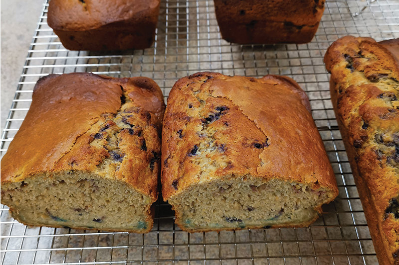 Banana Blueberry Loaf