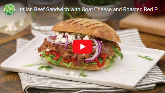 Italian beef sandwitch youtube thumbnail