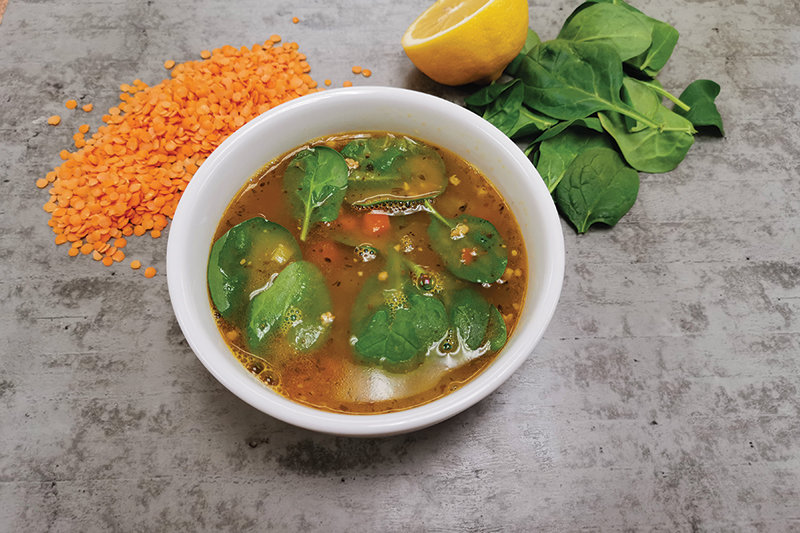 Sausage and Lentil Soup for LTC