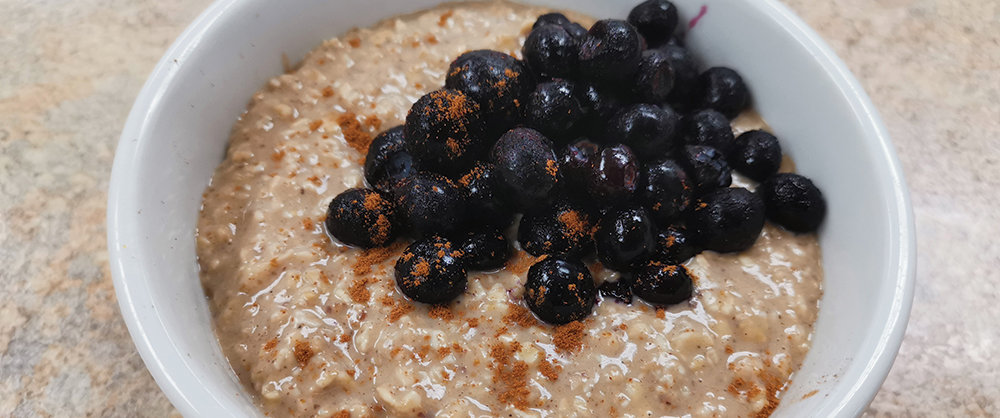 White Bean Blueberry Oatmeal