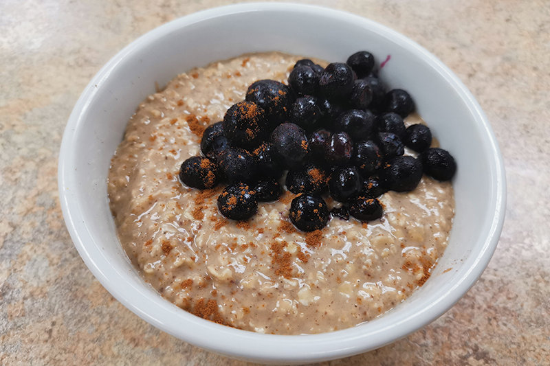 White Bean Blueberry Oatmeal